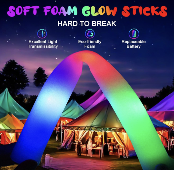 Foam Glow Sticks - 44 Pack - Image 5